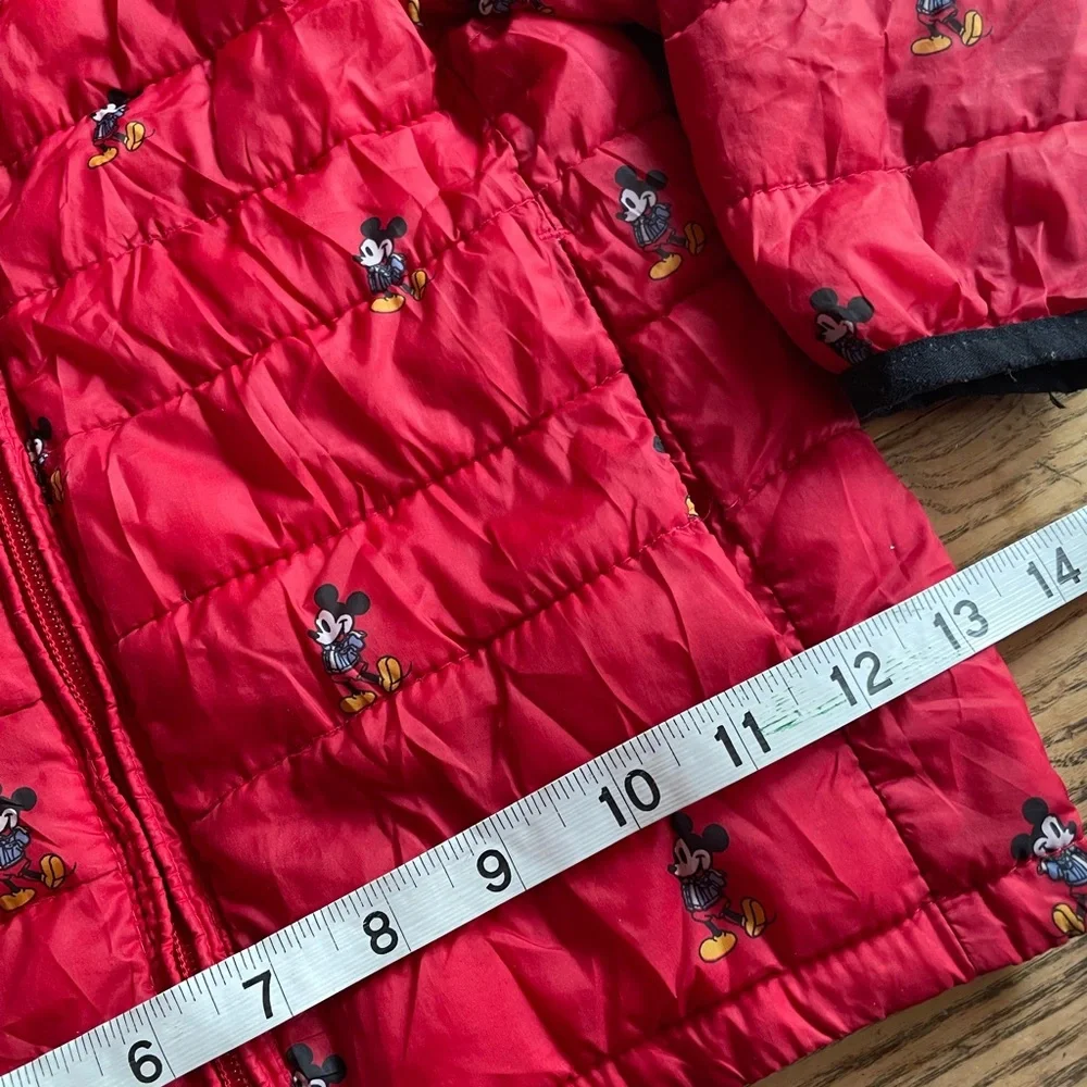 Baby Gap Disney Mickey Mouse Cold Control Lightweight Puffer Jacket Size 4 Boys - Picture 7 of 9